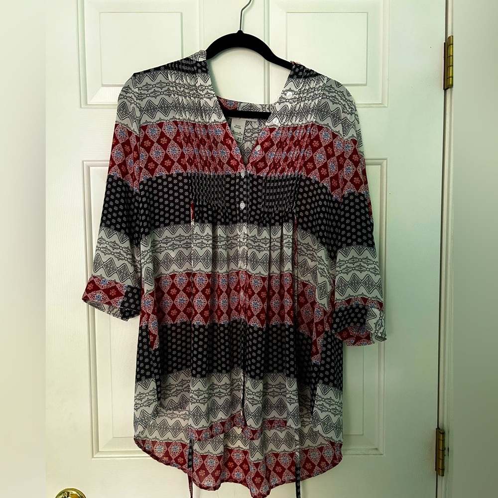 July Fourth American rag tunic